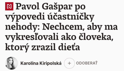 Človek, ktorý zrazil dieťa: