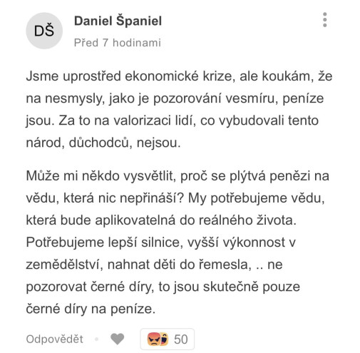 Dezolé - pohľad na vedu